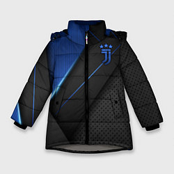 Куртка зимняя для девочки Juventus F C, цвет: 3D-светло-серый
