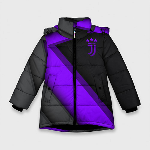 Зимняя куртка для девочки Juventus F C / 3D-Черный – фото 1