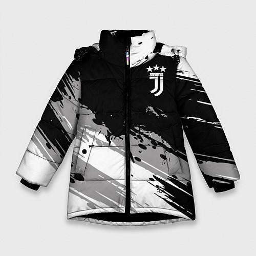 Зимняя куртка для девочки Juventus F C / 3D-Черный – фото 1