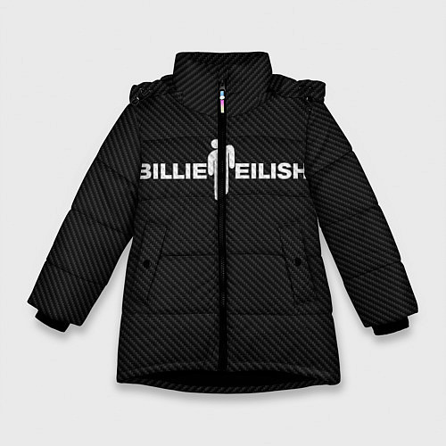 Зимняя куртка для девочки BILLIE EILISH CARBON / 3D-Черный – фото 1