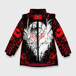 Куртка зимняя для девочки BERSERK, цвет: 3D-красный