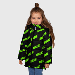 Куртка зимняя для девочки Billie Eilish, цвет: 3D-черный — фото 2