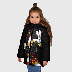 Куртка зимняя для девочки SHADOW, цвет: 3D-красный — фото 2