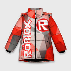 Куртка зимняя для девочки ROBLOX 6, цвет: 3D-черный