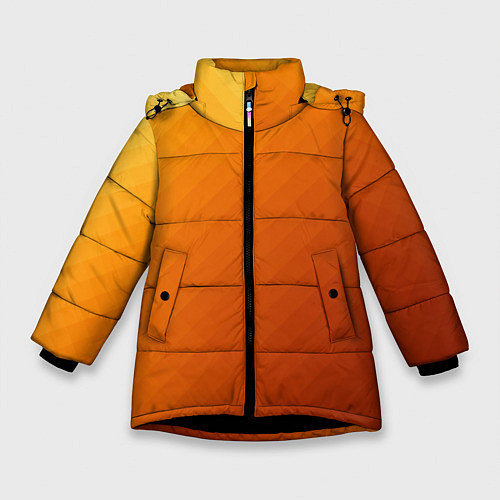Зимняя куртка для девочки Пикси / 3D-Черный – фото 1