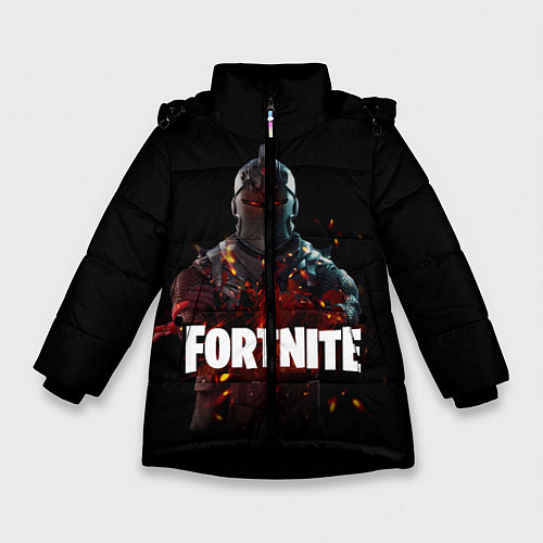 Зимняя куртка для девочки Fortnite Black Knight / 3D-Черный – фото 1