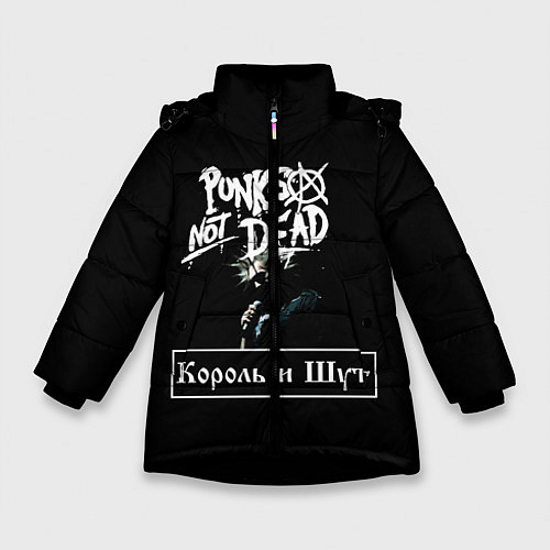 Зимняя куртка для девочки КИШ / 3D-Черный – фото 1