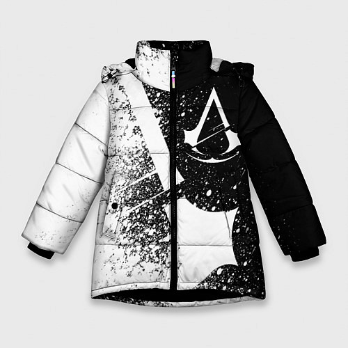 Зимняя куртка для девочки Assassin’s Creed 03 / 3D-Черный – фото 1