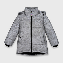 Зимняя куртка для девочки Серый бетон