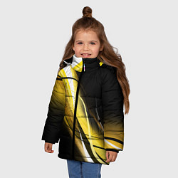 Куртка зимняя для девочки GEOMETRY STRIPES, цвет: 3D-красный — фото 2