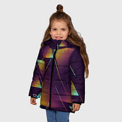 Куртка зимняя для девочки RARE, цвет: 3D-черный — фото 2
