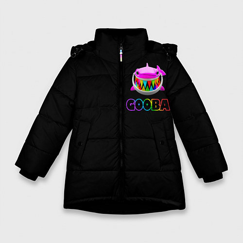 Зимняя куртка для девочки GOOBA - 6ix9ine / 3D-Черный – фото 1