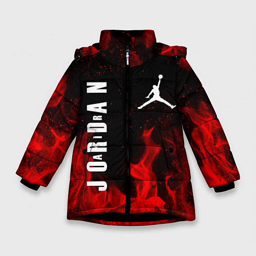 Зимняя куртка для девочки MICHAEL JORDAN AIR / 3D-Черный – фото 1