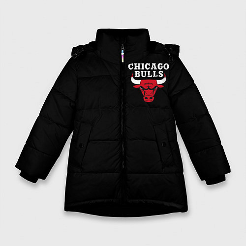 Зимняя куртка для девочки CHICAGO BULLS / 3D-Черный – фото 1