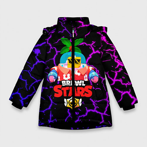 Зимняя куртка для девочки BRAWL STARS NEW SPROUT 3 / 3D-Черный – фото 1