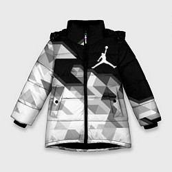 Куртка зимняя для девочки MICHAEL JORDAN AIR, цвет: 3D-черный