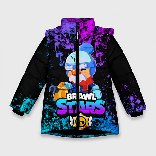 Зимняя куртка для девочки BRAWL STARS GALE / 3D-Черный – фото 1