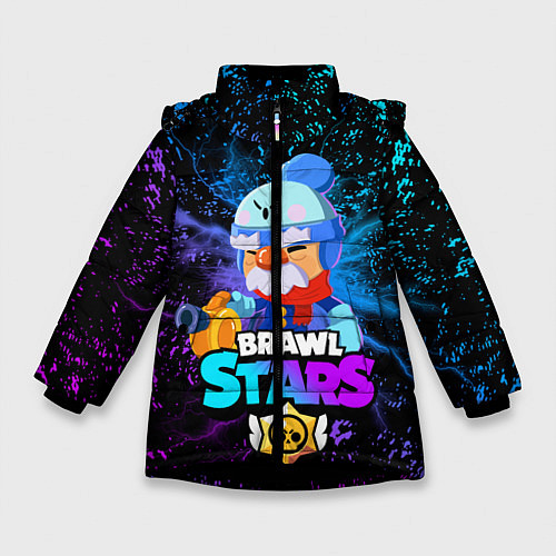 Зимняя куртка для девочки BRAWL STARS GALE / 3D-Черный – фото 1