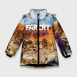 Куртка зимняя для девочки FARCRY:PRIMAL, цвет: 3D-черный