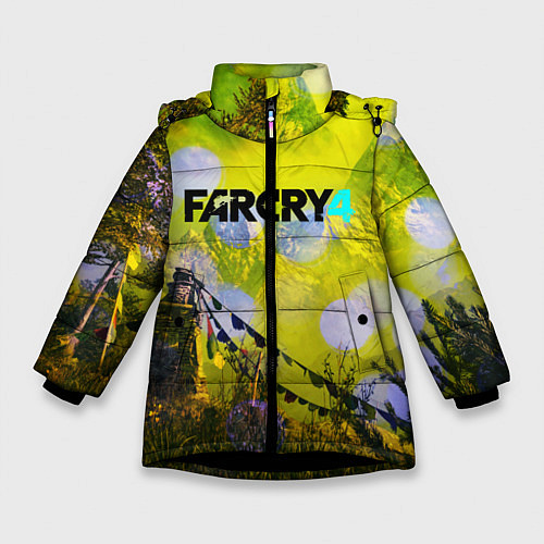 Зимняя куртка для девочки FARCRY4 / 3D-Черный – фото 1