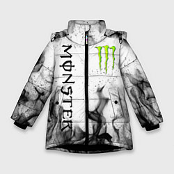 Куртка зимняя для девочки MONSTER ENERGY, цвет: 3D-черный