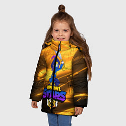 Куртка зимняя для девочки ROGUE MORTIS, цвет: 3D-черный — фото 2