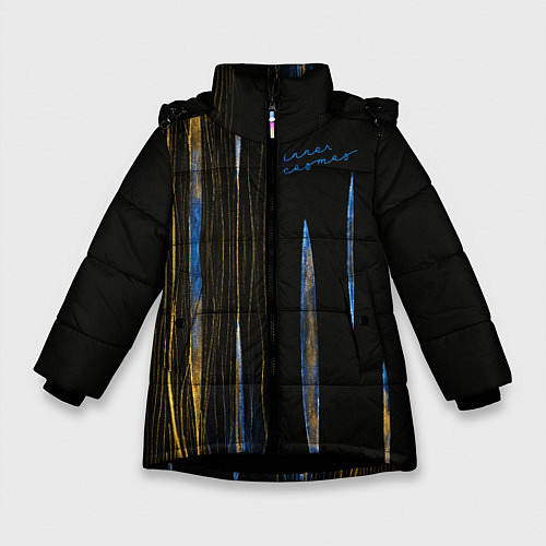 Зимняя куртка для девочки Cells at Work Inner Cosmos / 3D-Черный – фото 1