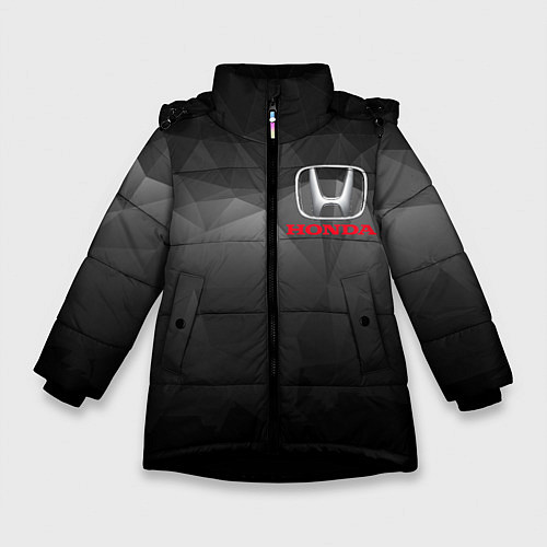 Зимняя куртка для девочки HONDA / 3D-Черный – фото 1