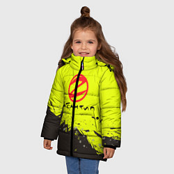 Куртка зимняя для девочки Kazantip, цвет: 3D-черный — фото 2
