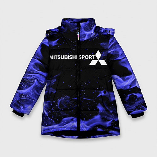 Зимняя куртка для девочки MITSUBISHI / 3D-Черный – фото 1