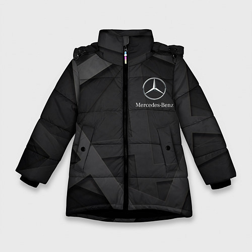 Зимняя куртка для девочки MERCEDES / 3D-Черный – фото 1