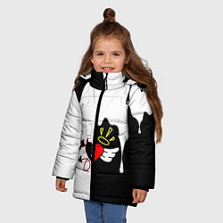 Куртка зимняя для девочки ТИКТОКЕР - PAYTON MOORMEIE, цвет: 3D-черный — фото 2