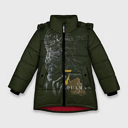 Куртка зимняя для девочки AQUAMAN, цвет: 3D-красный