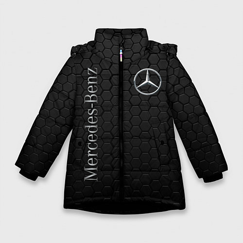 Зимняя куртка для девочки MERCEDES-BENZ / 3D-Черный – фото 1