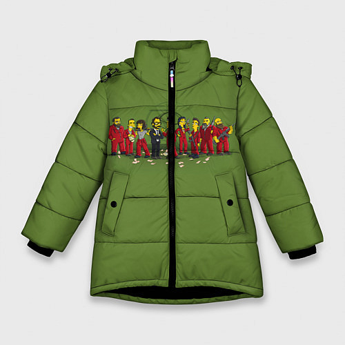 Зимняя куртка для девочки БУМАЖНЫЙ ДОМ / 3D-Черный – фото 1