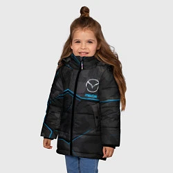 Куртка зимняя для девочки MAZDA, цвет: 3D-светло-серый — фото 2