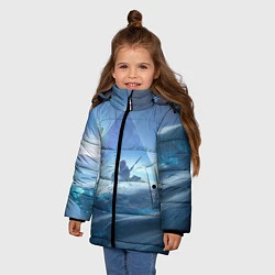 Куртка зимняя для девочки DESTINY 2, цвет: 3D-светло-серый — фото 2