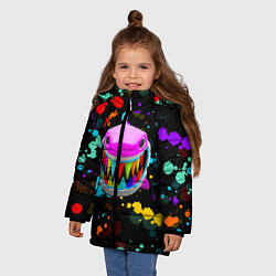 Куртка зимняя для девочки 6IX9INE 69, цвет: 3D-черный — фото 2