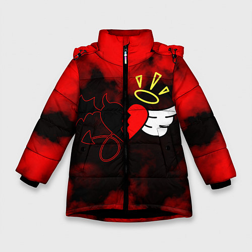 Зимняя куртка для девочки ТИКТОКЕР - PAYTON MOORMEIE / 3D-Черный – фото 1