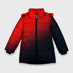 Куртка зимняя для девочки RED, цвет: 3D-черный