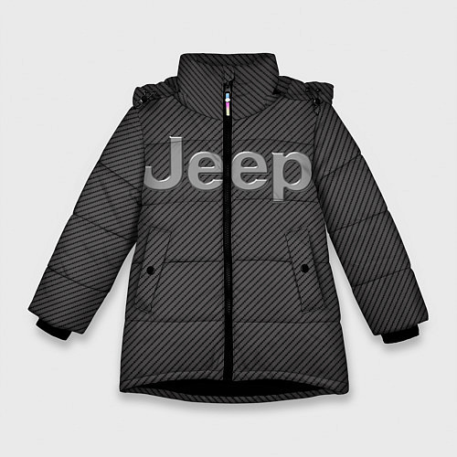 Зимняя куртка для девочки JEEP / 3D-Черный – фото 1