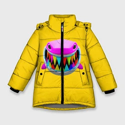 Зимняя куртка для девочки 6IX9INE 69 SHARK НА СПИНЕ