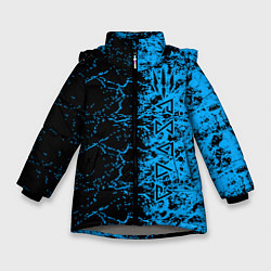 Куртка зимняя для девочки The Witcher, цвет: 3D-светло-серый