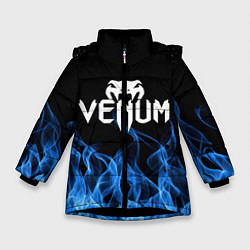 Куртка зимняя для девочки VENUM, цвет: 3D-черный