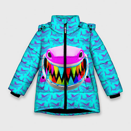 Зимняя куртка для девочки 6IX9INE / 3D-Черный – фото 1