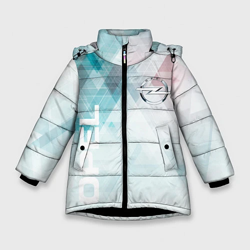 Зимняя куртка для девочки OPEL / 3D-Черный – фото 1