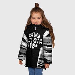 Куртка зимняя для девочки Константин - камуфляж, цвет: 3D-светло-серый — фото 2