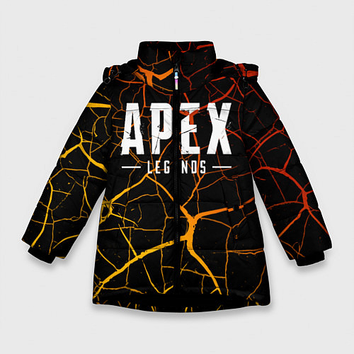 Зимняя куртка для девочки Apex Legends / 3D-Черный – фото 1