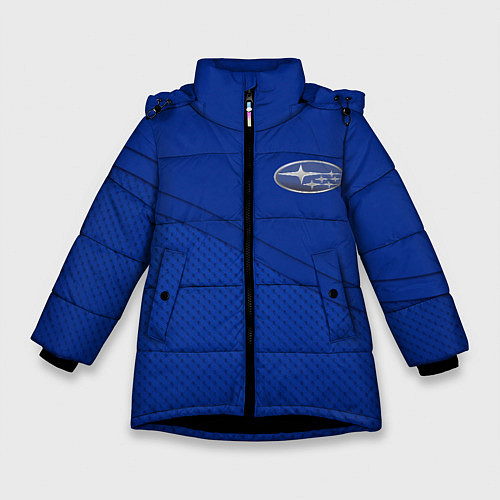 Зимняя куртка для девочки SUBARU / 3D-Черный – фото 1