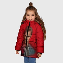 Куртка зимняя для девочки Настоящий детектив, цвет: 3D-черный — фото 2